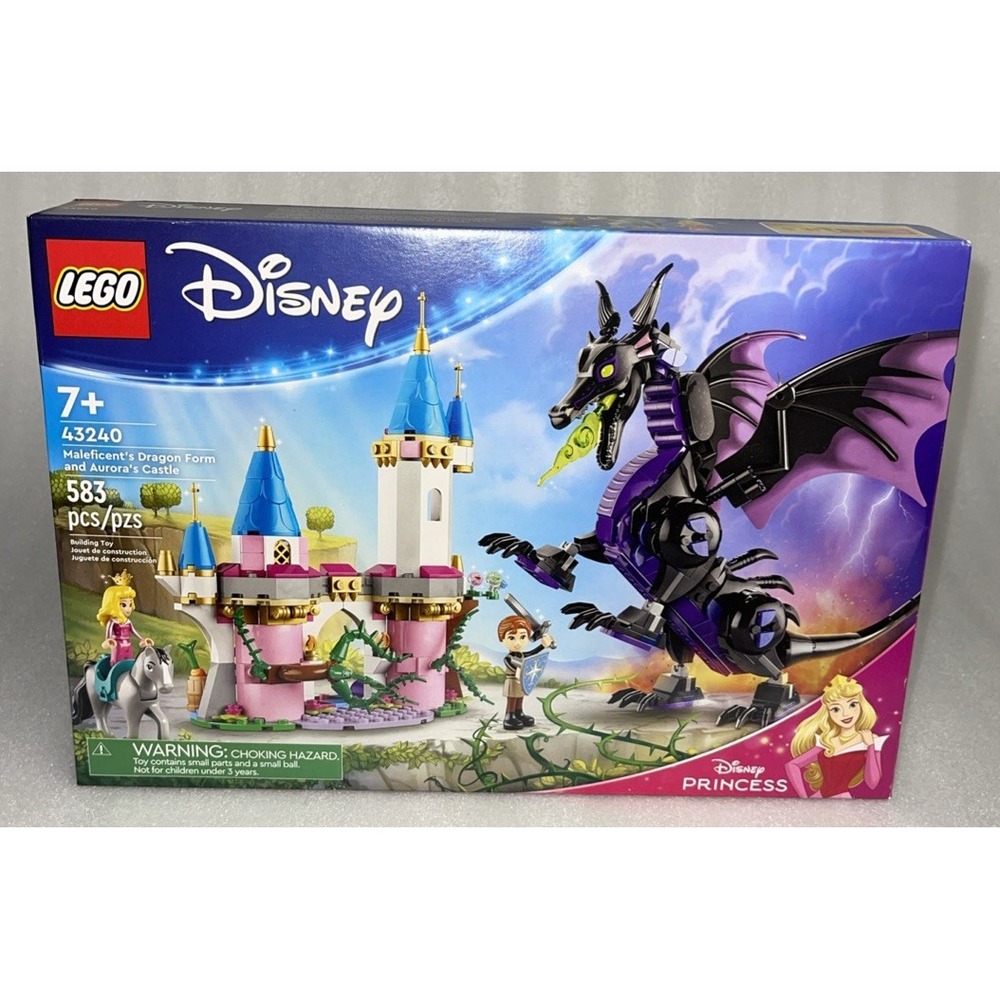 Lego Disney Princess Maleficent's Dragon Form & Aurora's Castle (583 pcs) 43240 - Picture 8 of 9